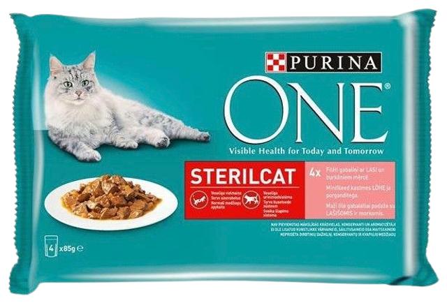 One kiisueine Steril lõhe-porgandiga 4x85g