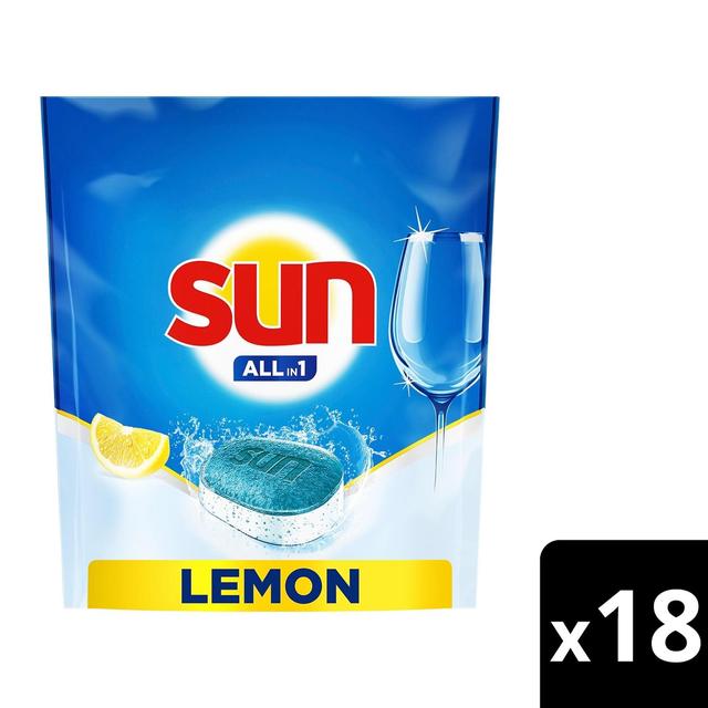 Sun Lemon All-in-1 konetiskitabletti ympäristömerkki 18 kpl