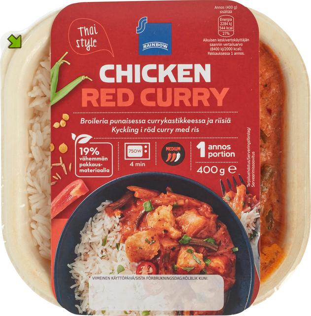 Rainbow Chicken Red Curry 400g