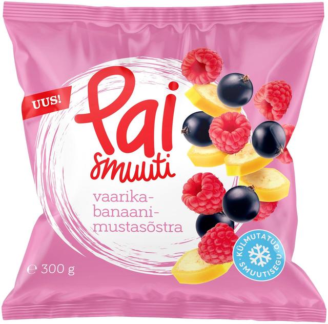 PAI Vaarika-banaani-mustasõstra smuutisegu 300g