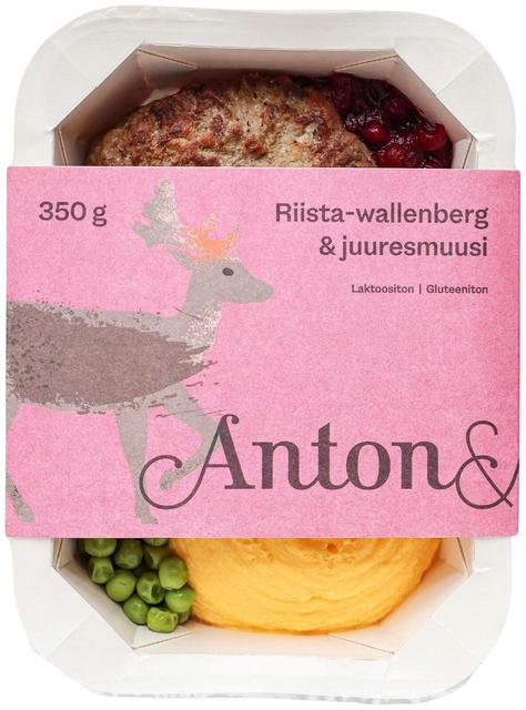 Anton&Anton Riista-Wallenberg, puikula-juurespyree ja puolukkahilloa 350g