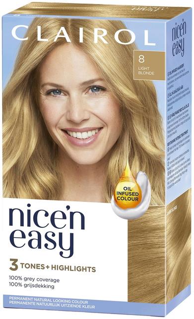 Juuksevärv Clairol püsi 8 hele