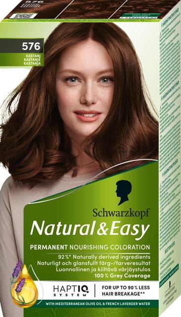 Schwarzkopf Natural & Easy 576 Kastanja hiusväri