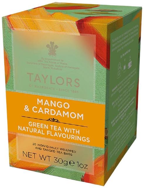 Taylors of Harrogate Mango & Cardamom vihreä tee 20pss