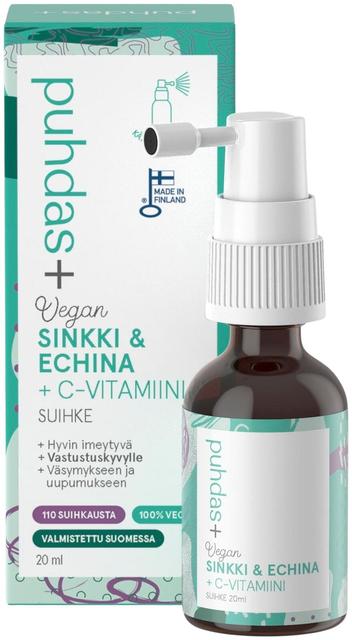 Puhdas+ Sinkki&Echina&C-vitamiinisuihke 20ml