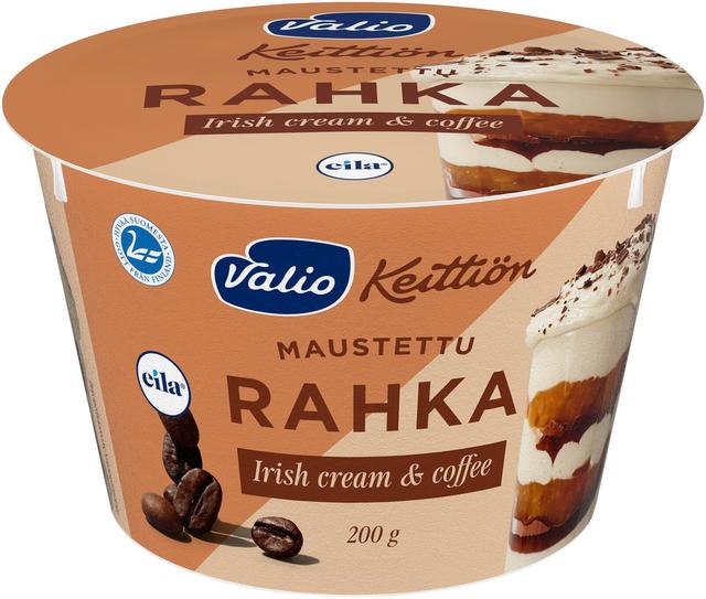 Valio Keittiön maustettu rahka 200 g Irish cream & coffee laktoositon