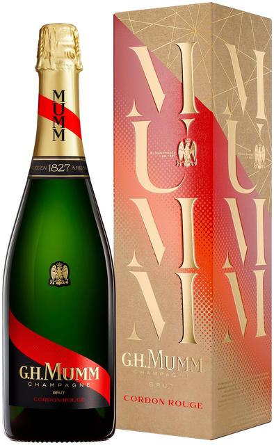 Mumm Cordon Rouge Brut Champagne KPN kvaliteetvahuvein 12,5%vol 750 ml karbis