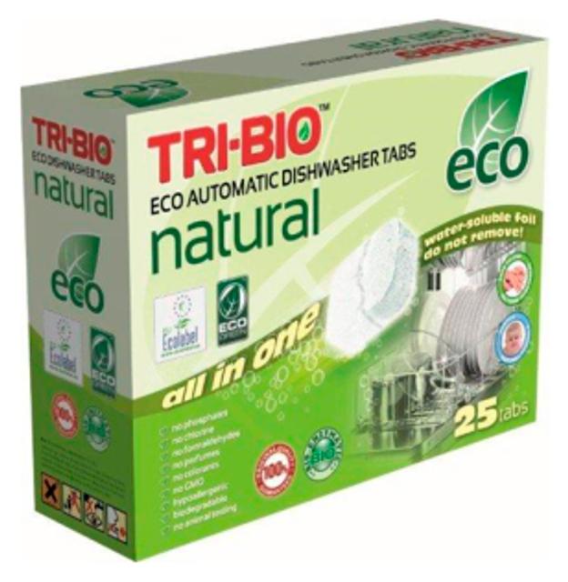 Tri-bio nõudepesumasina tabletid 25 tk, öko