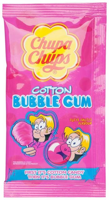 Chupa Chups Bubbly Tutti Frutti mullinäts-suhkruvatt 11g