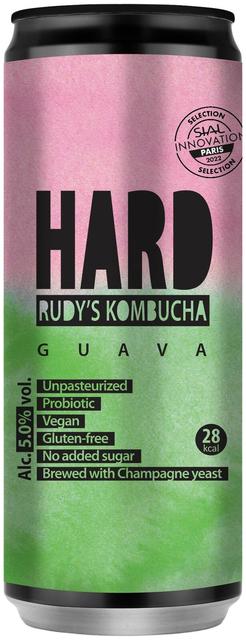 Rudy's Hard Kombucha guava muu alkohoolne jook 5%vol 330ml