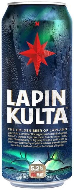 Lapin Kulta õlu 5,2%vol 500ml EI TEL