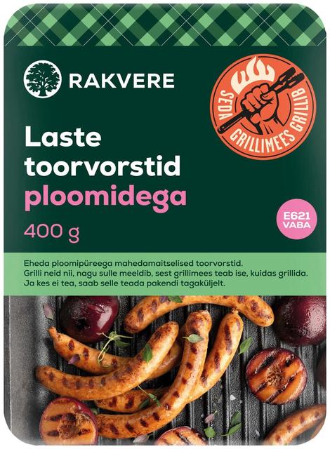 Laste toorvorstid ploomidega 400 g