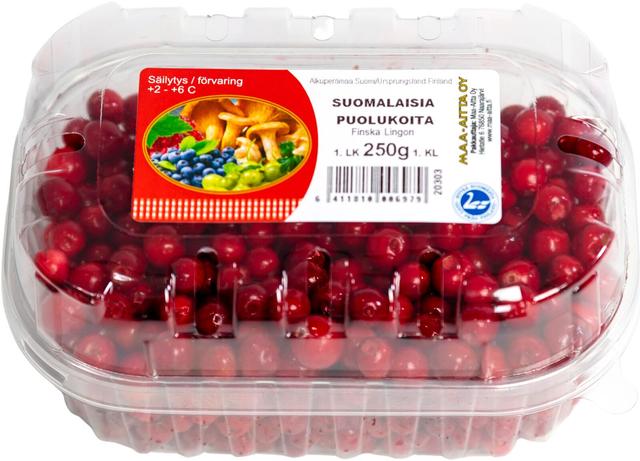 Suomalainen puolukkarasia 500 g