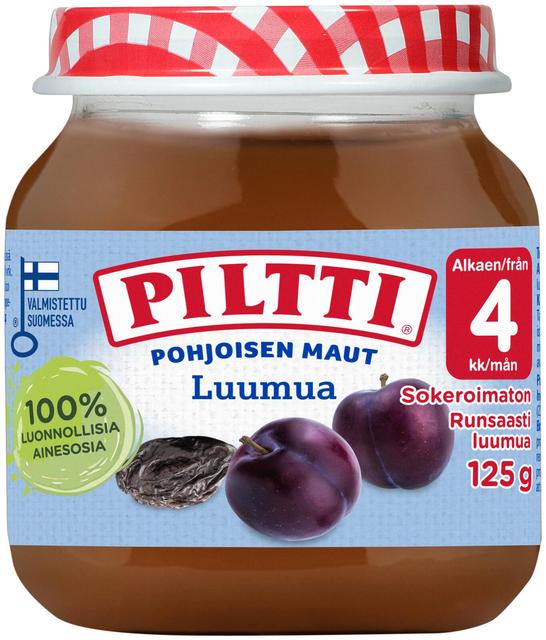 Piltti 125g Pohjoisen maut Luumua 4kk