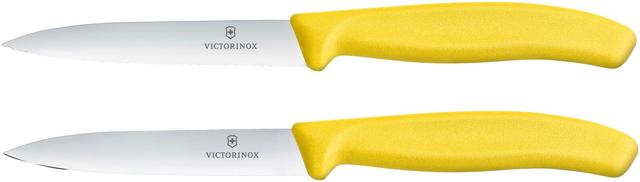 Victorinox pikkuveitsisetti 2 kpl 10 cm keltainen