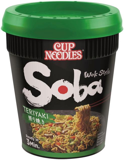 Nissin 90g Soba Cup Teriyaki nuudeli