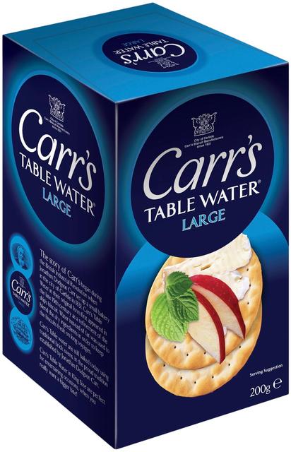 Carr's 200g Table Water voileipäkeksi
