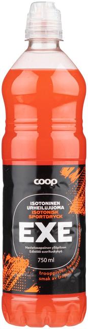 Coop Exe isotoninen urheilujuoma trooppinen 0,75l