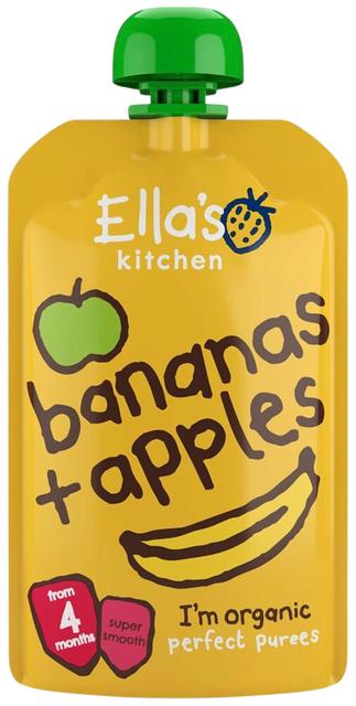 120g Ella's Kitchen Banaani-omenasose alkaen 4 kk LUOMU
