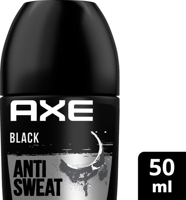 Axe Black Antiperspirantti Deodorantti Roll-On kuivuu iholla 2 kertaa tavallista nopeammin 50 ml