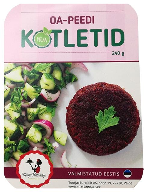 Oa-peedikotlet 240 g Vegan