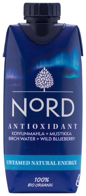NoRD Mustikka Antioksidant, Luomu, 330 ml tetra