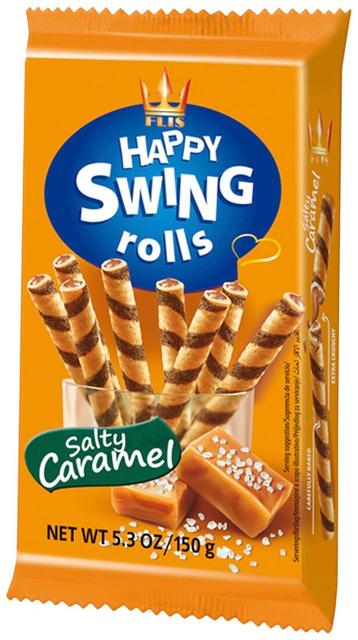 Happy swing vohvelirulla salty caramel 150g