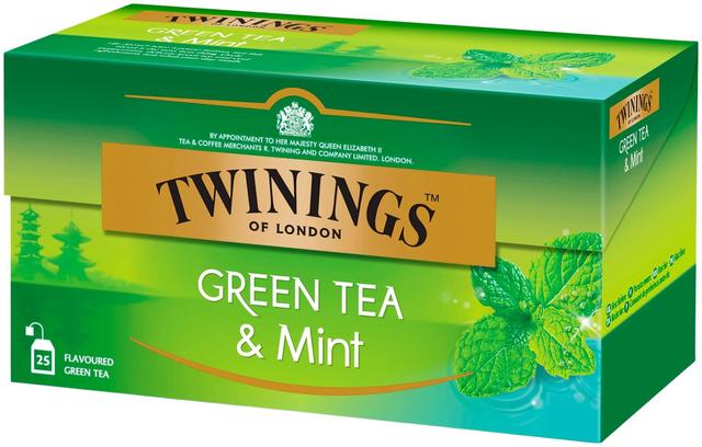 Twinings 25x1,5g Green Tea & Mint