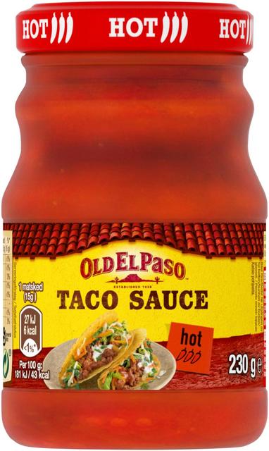 Old El Paso 230g Hot Taco Sauce