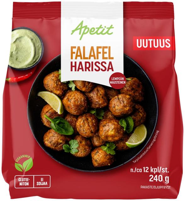 Apetit Falafel Harissa pakaste 240g