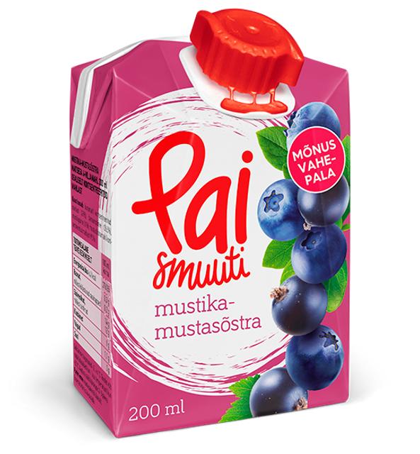 Pai mustika-mustsõstra smuuti 200ml