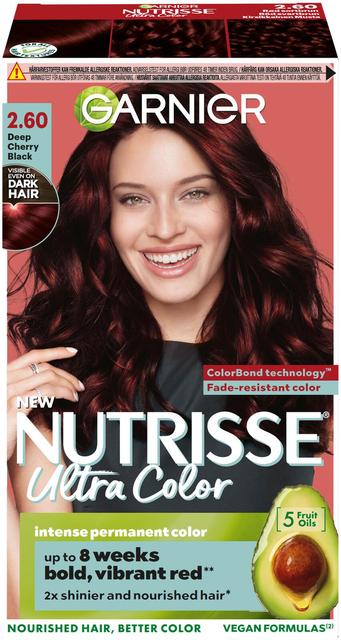 Garnier Nutrisse 2.60 Ultra Color Kirsikkainen Musta kestoväri 1kpl