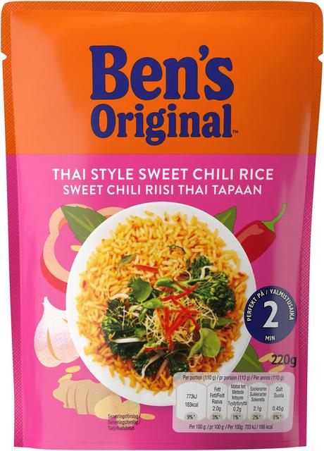Ben's Original Thai sweet chili valmisriisi 220g