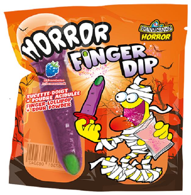 Funny Candy Horror Finger Dip Tikkari kirpeällä jauheella 40g