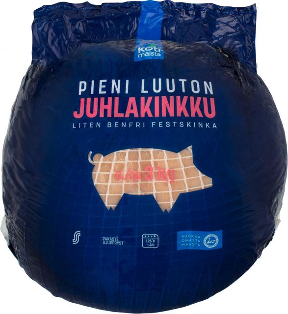 Kotimaista Luuton juhlakinkku n. 3kg pakaste