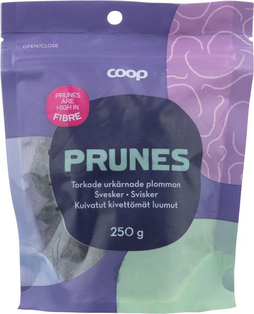 Coop kuivatut kivettömät luumut 250 g