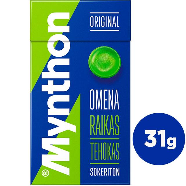 Mynthon Original Omena +C sokeriton kurkkupastilli 31g