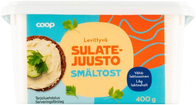 Coop sulatejuusto vähälaktoosinen 400 g