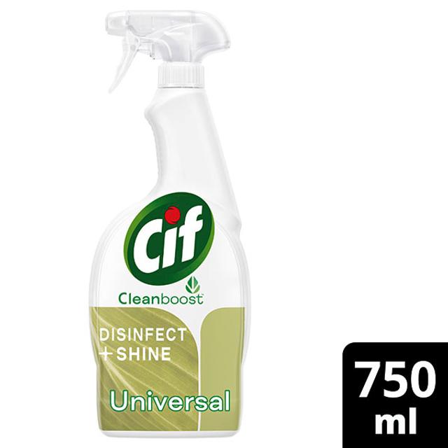 Cif Disinfect & Shine Universal Puhdistussuihke Desinfioiva 750 ml