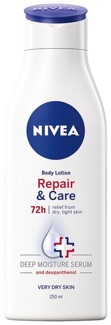 NIVEA 250ml Repair & Care Body Lotion -vartalovoide