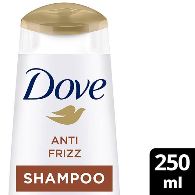 Dove Anti-Frizz Oil Therapy Shampoo Ravitsee ja poistaa pörröisyyttä 250 ML