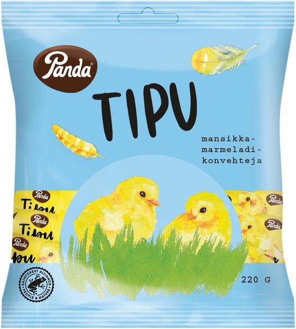 Panda Tibu maasikamarmelaadikommid 220g