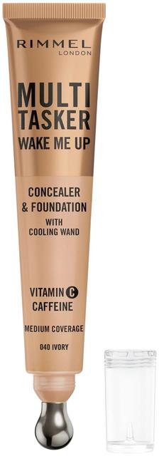 Rimmel Multi-Tasker Wake Me Up Concealer & Foundation 20 ml 040 Ivory peitevoide