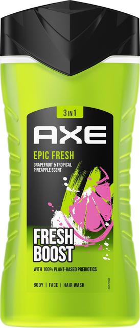 Axe dušigeel EPIC FRESH greibi ja troopilise ananassi lõhna kooslusega 250ml