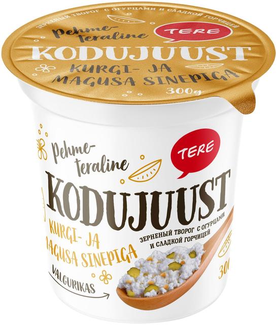 TERE kodujuust kurgi - magusa sinepiga 300 g