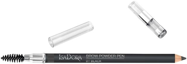 IsaDora Brown Powder Pen Kulmakynä 01 Black