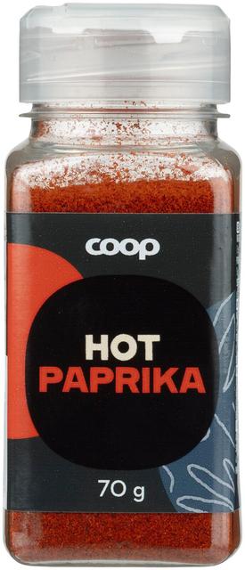 Coop jauhettu tulinen paprika 70g