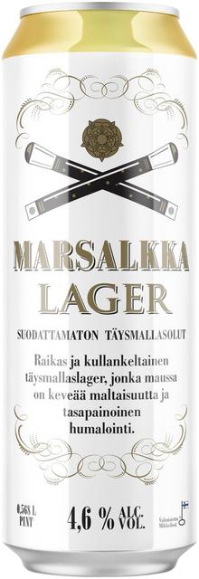 Marsalkka Lager 4,6% olut 0,568l tölkki
