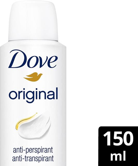 Dove 48h Original Antiperspirantti Deodorantti spray mukana kosteusvoide 150 ml