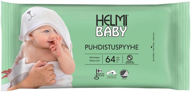 Helmi puhdistuspyyhe 64 kpl